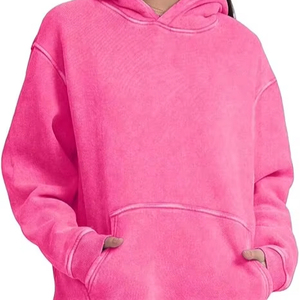 Sudaderas con capucha informales de invierno para hombre Color sólido Regular Fit 100% algodón polar transpirable ecológico de alta calidad - Product Image 1