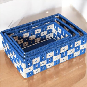 Top Selling Grey Customizable Cotton Rectangular Hamper Basket Multipurpose <b>Storage</b> & Organizer <b>Box</b> Made in India - Product Image 2