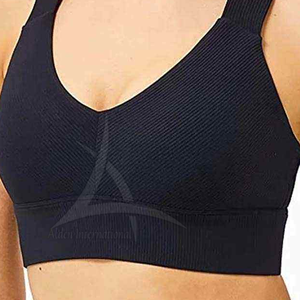 Sujetador deportivo de entrenamiento para mujer, alta calidad, transpirable, sin costuras, soporte ligero, ecológico, personalizado - Product Image 3