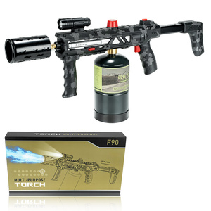 Encendedor de fuego para barbacoa de alta resistencia, antorcha de <span class=keywords><strong>propano</strong></span>, encendido instantáneo, llama ajustable, bloqueo de seguridad, quemador de gas para camping al aire libre - Product Image 1