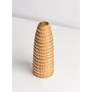 Décoration de table élégante Bougeoir en bois Bougeoir en bois de qualité supérieure Accessoires d'éclairage - Product Image 1