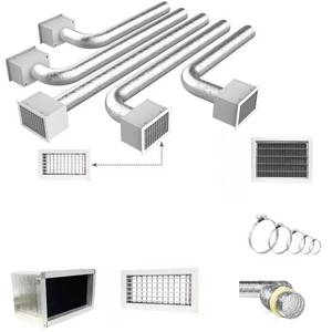 Kit de finition rapide pour plénum à 5 zones avec 150/160 raccords - Product Image 1