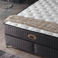 Juego de Cama y Colchón King Size Moderno a Precio de Fábrica, Muebles de Dormitorio de Lujo para Hoteles de 3 a 5 Estrellas, Uso Comercial, Sala de Estar
