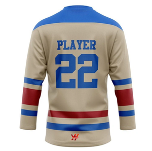 มาใหม่ที่มีคุณภาพสูงระเหิดทีมสวมเสื้อฮ็อกกี้น้ําแข็งแฟชั่นใหม่ร้อนขายกีฬาสวมเสื้อฮ็อกกี้น้ําแข็ง - Product Image 4