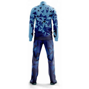Ensemble de survêtement de sport pour homme grande taille avec logo personnalisé, jogging, football, sweat-shirt, uni, 100% polyester - Product Image 6