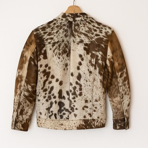 Chaqueta de Piel de Oveja para Hombre, Estilo Bomber, Vintage, Ecológica, Holgada, de Alta Calidad, en Oferta - Product Image 6