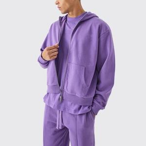El mejor precio de la fábrica de Pakistán, chándal con cremallera para hombre, calidad superior, nuevo estilo, manga larga acampanada, dos piezas, peso pesado, de talla grande - Product Image 3