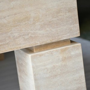 โต๊ะอาหารและโต๊ะกาแฟหินอ่อนธรรมชาติสมัยใหม่สำหรับห้องนั่งเล่น - Product Image 4
