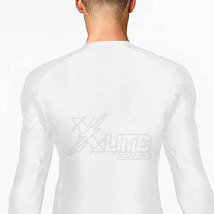 Rashguard MMA pour hommes en tissu doux, respirant, coupe confortable, manches longues, protection solaire pour la natation, le surf et les sports de plein air - Product Image 3