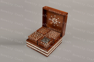 ของขวัญวันพ่อสุดหรูถาดกลิ้งกันน้ำอุปกรณ์การสูบบุหรี่กล่องไม้ไผ่กันกลิ่น - Product Image 5