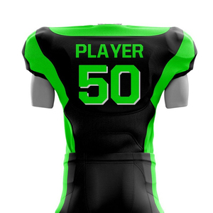 Ensemble d'uniformes de football américain personnalisés gratuits, grande taille, 100% polyester, maillot de sport de qualité supérieure, respirant, confortable, séchage rapide - Product Image 6