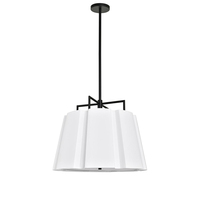 Lustre suspendu LED double tambour à hauteur réglable pour îlot de cuisine, style plafonnier Comfort Inn