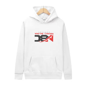 20% poliéster 80% Algodón hombros caídos pulóveres estilo cruzado sobre el cuello dobladillo acanalado y puños polvo verde Sudadera con capucha de gran tamaño. - Product Image 5