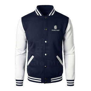 Blousons universitaires pour hommes fabriqués au Pakistan, 100 % coton, col montant, logo frontal, séchage rapide, respirants, haute qualité, hiver, personnalisables - Product Image 1