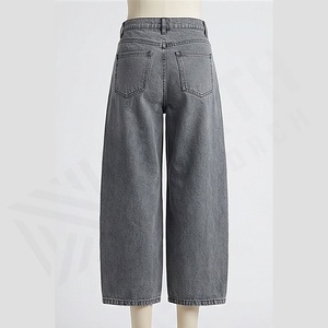 Plus Size Customized Color <b>Mens</b> Baggy Denim <b>Jeans</b> Trouser Manufacturers <b>Wide</b> <b>Leg</b> Designer Custom Wholesale Customized Color - Product Image 2