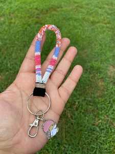 พวงกุญแจลูกปัดแก้วทำมือ |   พวงกุญแจหลากสีสัน น้ำหนักเบา ตกแต่งสวยงาม |   VRNQ - Product Image 4