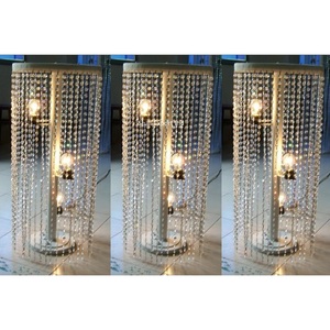 Candelabro de cristal decorativo de boda de mesa de diseño más nuevo para eventos, fiestas, suministros de decoración - Product Image 3