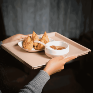 Bandeja Grande de Plástico de Calidad Alimentaria, Apto para Microondas, Lavavajillas, 12 Pulgadas, Sin BPA, Respetuoso con el Medio Ambiente, Hogar - Product Image 3