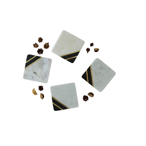 Sous-verre en marbre de meilleure qualité pour la cuisine Verre et tasse Packs personnalisés chauds pour l'impression de café Décoration de table de fête de mariage - Product Image 5