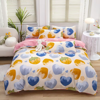 Kain Berkualitas Tinggi Super Hemat Biaya 4PCS Set Sprei Sarung Selimut Sprei Sarung Bantal Sangat Hemat Biaya