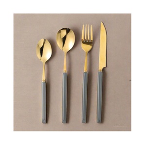Luxury Metal <b>Flatware</b> <b>Set</b> With Gold Finish For Elegant Table Settings And Premium Dining Presentation Appeal - Product Image 6