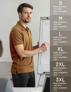 Elegante Camiseta de Hombre de Punto, Manga Corta, Transpirable, Informal, de Algodón y Elastano, para Uso Diario - Product Image 6