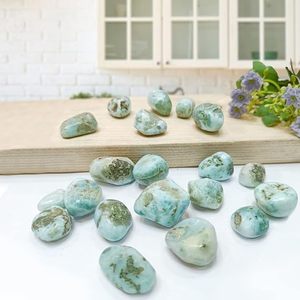 Vente en gros de pierres naturelles Larimar Tumble en vrac cristaux de guérison polis Reiki Chakra équilibrage de pierres précieuses semi-précieuses - Product Image 2