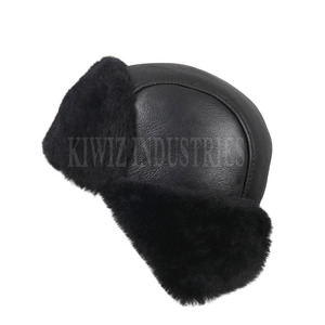 Último diseño Casual Wear Shearling Sombreros de piel de oveja Uso al aire libre Shearling Sombreros de piel de oveja Ropa de calle - Product Image 5