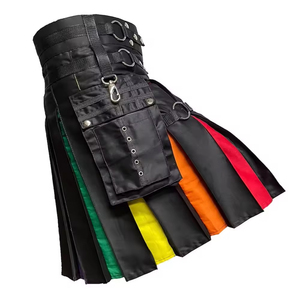 <b>Tartan</b> 20 Inches Ladies Utility Kilt for Women Modern Best Soft Cotton <b>Material</b> Made & <b>Tartan</b> Ladies Kilts - Product Image 4
