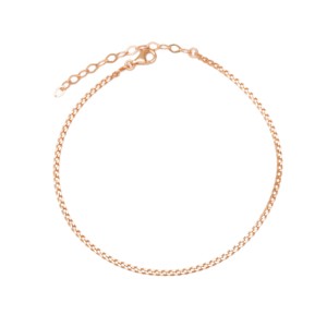 Chaîne gourmet, design minimaliste, plaqué or, zircon, bracelet de cheville, bijoux de corps pour mariage et fête, fait main en argent sterling 925 - Product Image 3