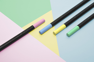 Juego de lápices de grafito reciclado Perpetua italiano Sweet Life HB, diseño ecológico, borradores integrados, lápices estándar perfectos, regalo - Product Image 4