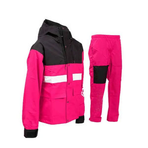 Veste zippée et pantalon de jogging unisexe en nylon à impression personnalisée Combinaison de sport coupe-vent Survêtement d'hiver pour hommes et femmes - Product Image 6