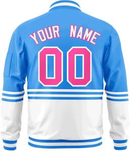 Vestes universitaires personnalisées OEM pour hommes Fermeture à glissière et broderie Décoration Couleur de marque pour équipes et écoles Style formel - Product Image 2