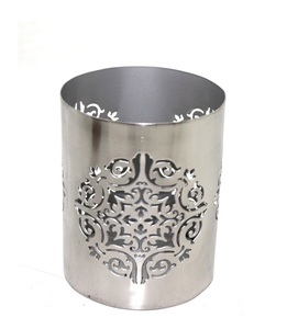 Recién llegado, diseñador, Color níquel, hierro hecho a mano, hogar y Navidad, soporte votivo decorativo, tarro de vela, venta al por mayor, a granel - Product Image 1