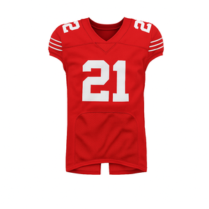 เสื้อฟุตบอลอเมริกันระบายอากาศสำหรับผู้ชายเสื้อฝึกซ้อมเสื้อกีฬาฟุตบอลอเมริกันระบายอากาศโพลีเอสเตอร์ออกแบบได้ตามต้องการ - Product Image 1