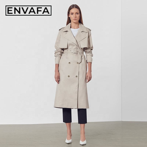Trench-coat sur mesure, trench-coat oversize, trench-coat femme, trench-coat de luxe pour femme, trench-coat de créateur, vente en gros de trench-coats pour femmes - Product Image 1