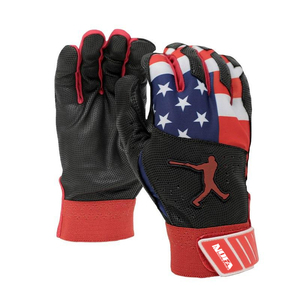 Gants de frappe de softball/baseball officiels de haute qualité en vente Gant de baseball en cuir respirant Protection des mains Conception numérique - Product Image 2