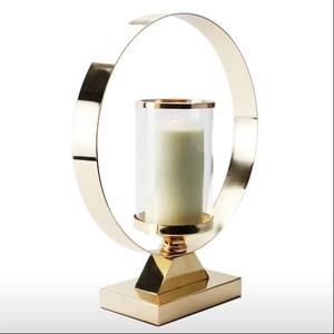 Metal <b>Candle</b> <b>Holder</b> for Wedding Home Decor Handmade <b>Copper</b> Finished Pillar <b>Candle</b> Stand Hot Selling - Product Image 2