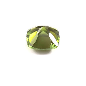 Pierre précieuse naturelle tourmaline verte taille coussin 0,60 ct de qualité supérieure, marque SGM, origine AF, pour la fabrication de bijoux - Product Image 2
