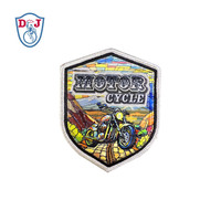 Badges brodés personnalisés populaires à repasser, emblèmes en tissu brillant à paillettes, patchs brodés pour les fournisseurs de mode