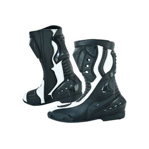 Chaussures de moto confortables sur mesure en cuir véritable, chaussures de moto les plus vendues à vendre - Product Image 2