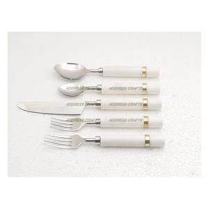 Classic Style Stainless Steel Flatware Cutlery <b>Set</b> with <b>Marble</b> Handle Mirror Tableware <b>Dinnerware</b> for Office Wedding Parties - Product Image 1