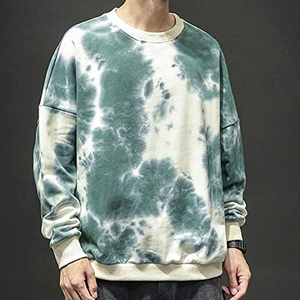 Sweat-shirt à col rond pour homme, décontracté, manches longues, léger, 100% coton molletonné, poignets et ourlet côtelés, coupe classique, hiver, brodé - Product Image 3