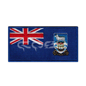 แผ่นปักธงประจำชาติสีฟ้าแบบรีดบน - Product Image 5