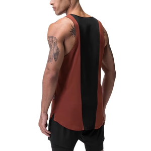 2025 verano colorido logotipo personalizado correr al por mayor hombres camiseta sin mangas entrenamiento gimnasio camiseta sin mangas buena calidad hombres camiseta sin mangas - Product Image 3