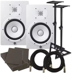 Altavoces de Monitor de Estudio Activos HS8 de 8 Pulgadas, Par, con Soportes de Fibra de Carbono, Aluminio y Plástico, Potencia de Salida >800W, Venta al Por Mayor - Product Image 4