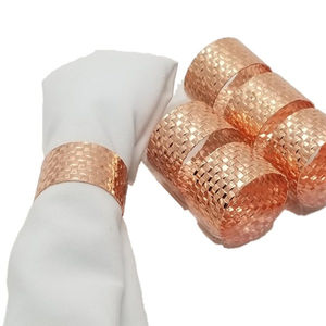 Qualité supérieure Personnalisé Simple Argent Plaqué Anneau Audacieux Anneaux De Serviette En Acier Inoxydable pour Hôtel Restaurant Fête Table Décoration - Product Image 6