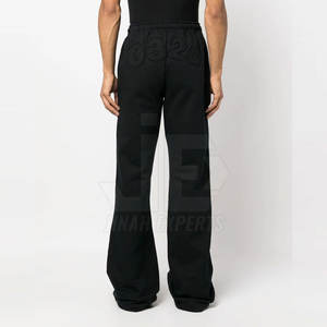 Jinah Experts Pantalones casuales para hombre Hecho en fábrica Venta caliente Diseño de rayas curvas rectas apiladas Opciones al por mayor de alta calidad - Product Image 4