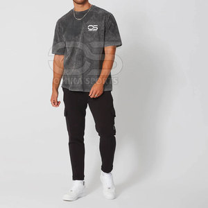 เสื้อยืดซักกรดสำหรับผู้ชายเสื้อผ้าแนวสตรีทในเมืองผ้าฝ้าย100% เข้าคลาสสิกไม่เหมือนใคร - Product Image 4