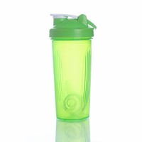 Gourde de sport en plastique sans BPA, anti-fuite, pour boire directement, idéale pour la gym et les voyages